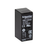 Schneider Zelio RSB 2 Double Pole Relay 12A 230VAC with 2 x Change-Over Contacts