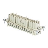 Wieland revos BASIC 24 Pole & Ground Female Insert 500V/16A Wire Protection Sn Screw Connection