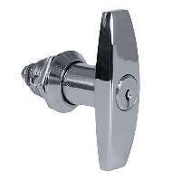 nVent HOFFMAN ALT Chrome T-Handle with Ronis M21323 Key