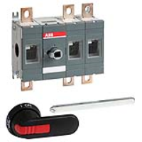ABB OT 200A 3 Pole Isolator for Base Mounting Handle Between 1st & 2nd Pole Switch Supplied with 210mm Shaft & OHB65J6 Handle