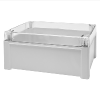 Fibox Tempo Polycarbonate 240 x 191 x 107mmD Enclosure Clear Lid IP65