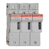Mersen Modulostar 14 x 51mm 50A Triple Pole Fuse Holder