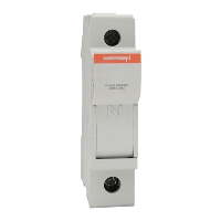 Mersen Modulostar 10 x 38mm 32A Single Pole Fixed Neutral Holder including link