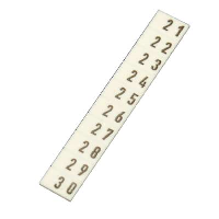 Wieland selos Marker Strip for 4mm Terminals '21-30' (25 Strips/10) - price per 1 (box/25)