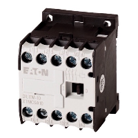 Eaton DILEM Contactor 3 Pole 9A AC3 4kW 1 x N/O Auxiliary 24VDC Coil