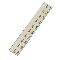 Wieland selos Marker Strip for 2.5mm Terminals '41-50' (25 Strips/10) - price per 1 (box/25)