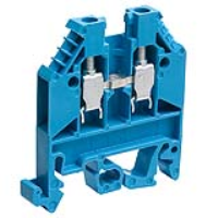 Wieland selos WK 2.5mm Blue DIN Rail Terminal for TS35 & TS32 Rail Single Feed Through WK2,5/U BL/V0 - price per 100