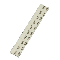 Wieland selos Marker Strip for 2.5mm Terminals '51-60' (25 Strips/10) - price per 1 (box/25)