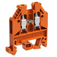 Wieland selos WK 4mm Orange DIN Rail Terminal for TS35 & TS32 Rail Single Feed Through WK4/U OR/V0 - price per 100
