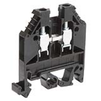 Wieland selos WK 4mm Black DIN Rail Terminal for TS35 & TS32 Rail Single Feed Through WK4/U SW/V0 - price per 100