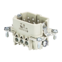 Wieland revos BASIC 6 Pole & Ground Male Insert 500V/16A with Wire Protection Sn Screw Connection