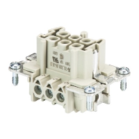 Wieland revos BASIC 6 Pole & Ground Female Insert 500V/16A Wire Protection Sn Screw Connection