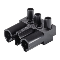 Wieland gesis GST18 3 Pole Black Male Connector - price per 100