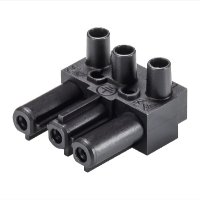 Wieland gesis GST18 3 Pole Black Female Connector - price per 100