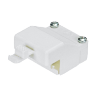 Wieland gesis GST18 3 Pole White Hood with Male Locking - price per 100