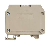 IMO ER 70mm Beige DIN Rail Terminal for TS35 Rail Single Feed Through - price per 100