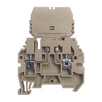 IMO ER 4mm Beige Fuse Disconnect DIN Rail Terminal for TS35 Rail - price per 100