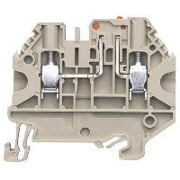 Wieland selos WT 4mm Grey Knife Disconnect DIN Rail Terminal for TS35 Rail Single Feed Through WT4KM - price per 100