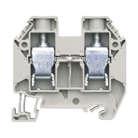 Wieland selos WT 16mm Grey DIN Rail Terminal for TS35 Rail Single Feed Through WT16 - price per 100