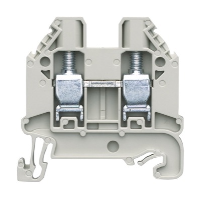 Wieland selos WT 6mm Grey DIN Rail Terminal for TS35 Rail Single Feed Through WT6 - price per 100