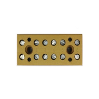 Weidmuller SAK Series BK 6 CRN 6 Pole Terminal Block - price per 100