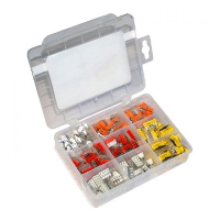 WAGO Series 2273 Carry Case 200 Connectors Box Contains Compact Push Wire 40x White 50x Orange 50x Red 40x Yellow 20x Grey
