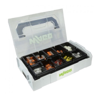 WAGO L-Boxx Mini 221/2273/224 Series 195x Connectors 55 Compact Splicing 15 Lighting 1 Orange Mounting Carrier 130 Compact Push Wire