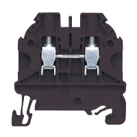 Wieland selos WT 4mm Black DIN Rail Terminal for TS35 Rail Single Feed Through WT4 SW - price per 100