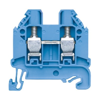 Wieland selos WT 6mm Blue DIN Rail Terminal for TS35 Rail Single Feed Through WT6 BL - price per 100