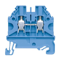 Wieland selos WT 2.5mm Blue DIN Rail Terminal for TS35 Rail Single Feed Through WT2.5 BL - price per 100