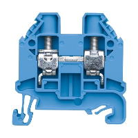 Wieland selos WT 10mm Blue DIN Rail Terminal for TS35 Rail Single Feed Through WT10 BL - price per 100