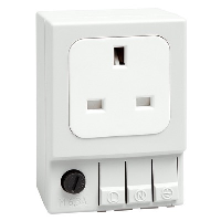 STEGO SD 035 DIN Rail Mounted Electrical Socket with Fuse UK/Ireland