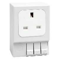 STEGO SD 035 DIN Rail Mounted Electrical Socket without Fuse UK/Ireland