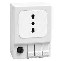 STEGO SD 035 DIN Rail Mounted Electrical Socket with Fuse Italy