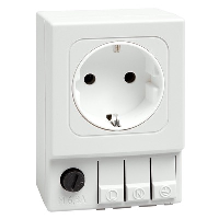 STEGO SD 035 DIN Rail Mounted Electrical Socket with Fuse German