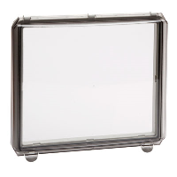 Fibox Polycarbonate 24 Module Hinged Smoked Transparent Cover IP65 218 x 248 x 26mmD