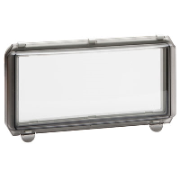 Fibox Polycarbonate 12 Module Hinged Smoked Cover IP65 128 x 248 x 26mmD