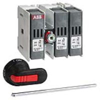 ABB OS 32A 3 Pole Switch Fuse for Base Mounting Switch Mechanism Between 1st & 2nd Pole Switch supplied with Shaft & OHB65J6 Handle