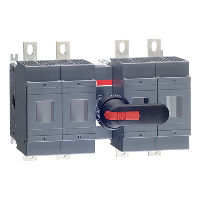 ABB OS 315A 4 Pole Switch Fuse for Base Mounting Switch Mechanism Between 2nd and 3rd Pole Supplied with 250mm Shaft & OHB95J12 Handle