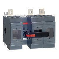 ABB OS 630A 3 Pole Switch Fuse for Base Mounting Switch Mechanism Between 1st and 2nd Pole Supplied with 280mm Shaft & OHB145J12 Handle