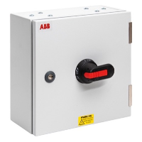 ABB OS 160A 4 Pole Switch Fuse in Mild Steel RAL7035 Enclosure IP65 500H x 400W x 200mmD