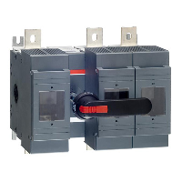 ABB OS 630A 3 Pole Switch Fuse for Base Mounting Switch Mechanism on Left Hand Side Supplied with 280mm Shaft & OHB145J12 Handle