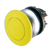 Eaton RMQ-Titan Yellow 36.5mm Mushroom Head Pushbutton Actuator 22.5mm Spring Return