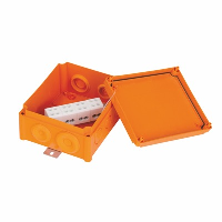 Ensto Vulcano Polypropylene 175 x 150 x 80mmD Fire Protection Enclosure Lid IP65 Orange