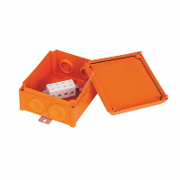 Ensto Vulcano Polypropylene 175 x 150 x 80mmD Fire Protection Enclosure Lid IP65 Orange