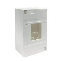 Schneider Electric Mini Opale 4 Module Distribution Enclosure White 130H x 80W x 57mmD