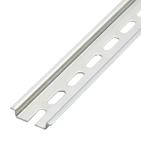 Profilati TS Slotted Tophat DIN Rail 6.3mm Slot 35W x 7.5mmD - price per 1 (2m)