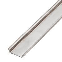 Profilati TS Plain Tophat DIN Rail 35W x 7.5mmD Stainless Steel - price per 1 (2m)