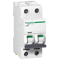 Schneider Acti9 iC60H Double Pole MCB B Curve 32A