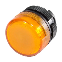 Schneider Harmony XAC Yellow Pilot Lamp Head IP65 Black Bezel